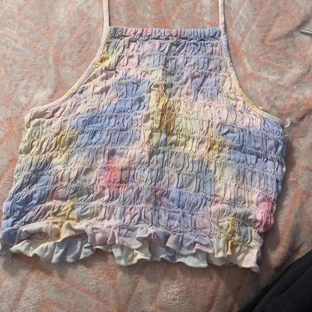 tie-dye hauler top